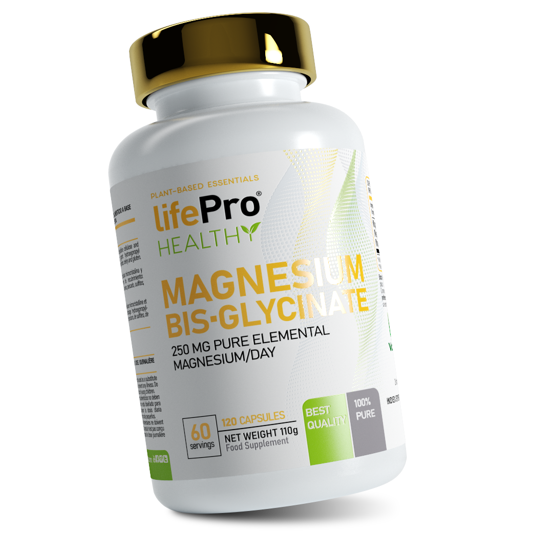 LIFE PRO BISGLICINATO DE MAGNESIO 120 Caps