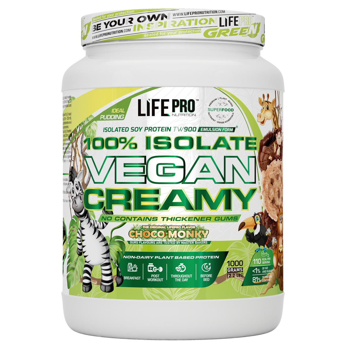 LIFE PRO ISOLATE VEGAN CREAMY 1KG
