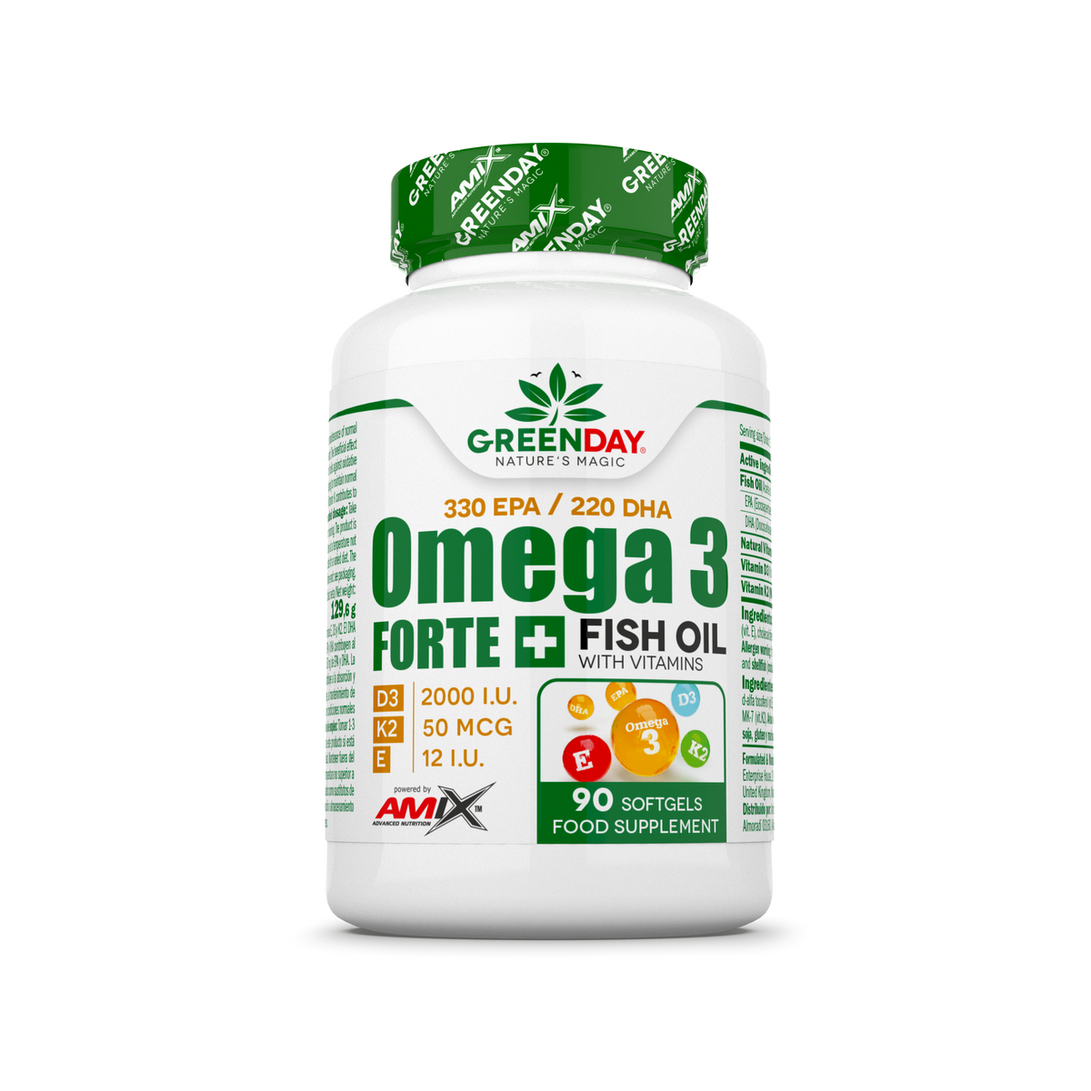 GREENDAY® PROVEGAN OMEGA 3 FORTE+ 90 CAPS