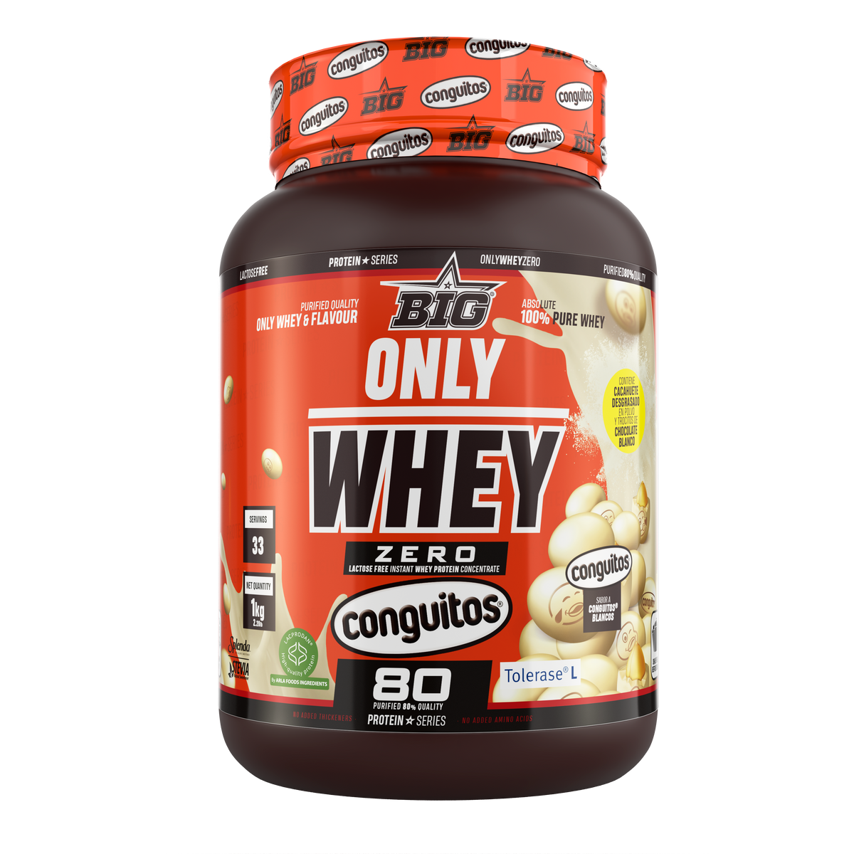 BIG ONLY WHEY ZERO sabor CONGUITOS