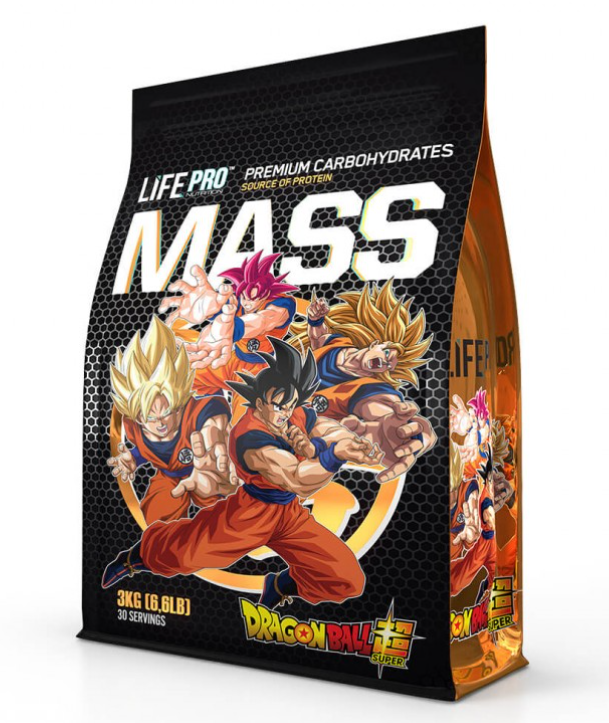 Life Pro Mass Gainer Dragon Ball Super Limited Edition 3kg Gluten Free