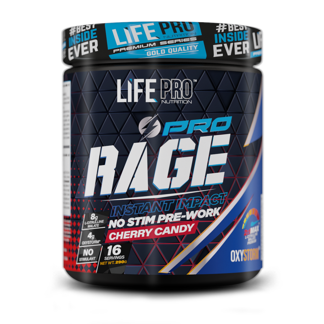 LIFE PRO RAGE PRO 290G CAFFEINE FREE