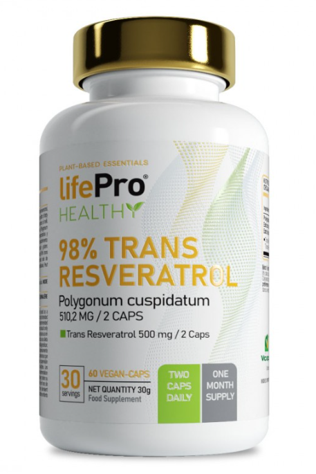 Life Pro Trans Resveratrol 98% 60 Caps