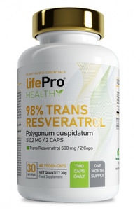 Life Pro Trans Resveratrol 98% 60 Caps