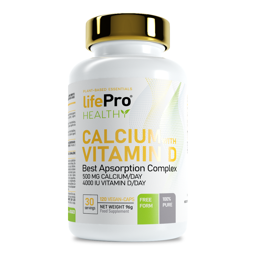 HEALTHY CALCIUM + VITAMIN D 120 LFE PRO VEGANCAPS