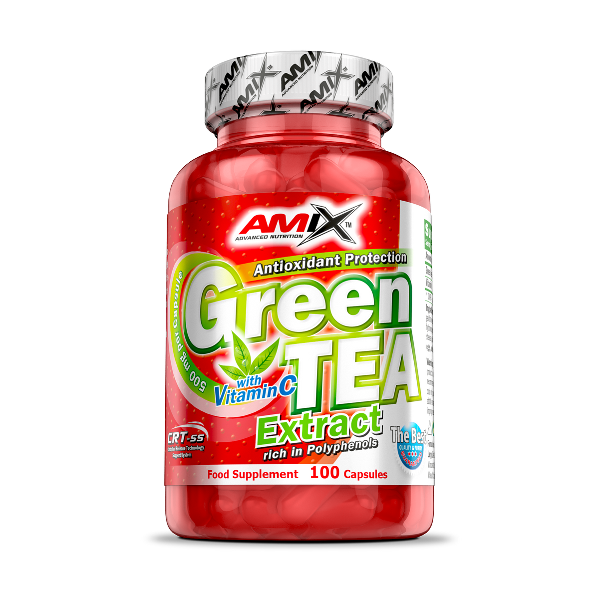 Té Verde con Vitamina C 100 caps – Amix™