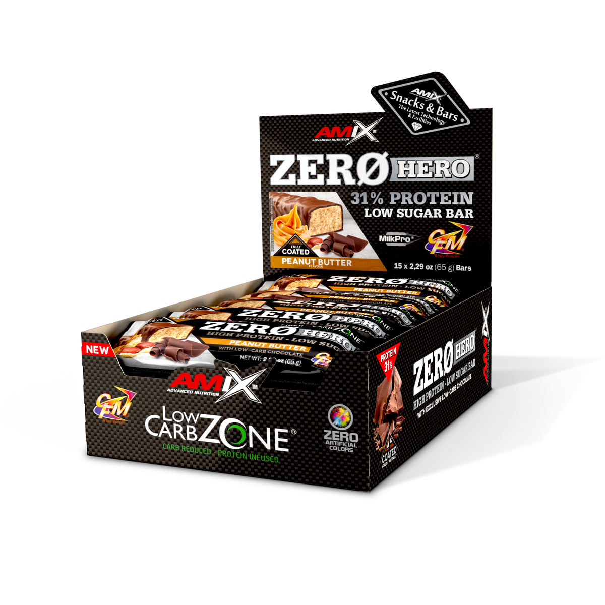 ZERO HERO PROTEIN BAR 65 Grm C/U