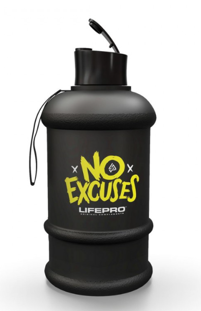 Life Pro Water Bottle No Excuses 1.3l