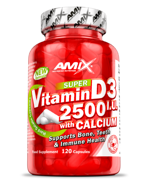 VITAMIN D3 2500 IU WITH CALCIUM 120 CAPS